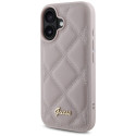 Kryt Guess Metal Logo pro iPhone 16 - růžová