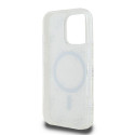 Kryt Guess IML 4G Background MagSafe pro iPhone 16 Pro - white