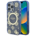 Kryt Guess Peony On 4G Background pro iPhone 16 Pro - blue