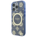 Kryt Guess Peony On 4G Background pro iPhone 16 Pro - blue