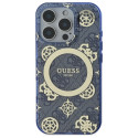 Kryt Guess Peony On 4G Background pro iPhone 16 Pro - blue