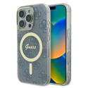 Kryt Guess IML 4G MagSafe pro iPhone 16 Pro - blue
