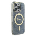 Kryt Guess IML 4G MagSafe pro iPhone 16 Pro - blue
