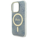 Kryt Guess IML 4G MagSafe pro iPhone 16 Pro - blue
