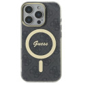 Kryt Guess IML 4G MagSafe iPhone 16 Pro - černý