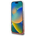 Kryt Guess IML GLITTER GRADIENT pro iPhone 16 Pro - růžová