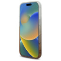 Kryt Guess IML GLITTER GRADIENT iPhone 16 Pro - hnědý