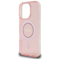 Kryt Guess IML Rhinestones pro iPhone 16 Pro - pink