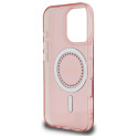Kryt Guess IML Rhinestones pro iPhone 16 Pro - pink