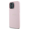 Kryt Guess Grained Ring iPhone 16 Pro - růžová