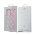 Kryt Guess Peony Script Logo pro iPhone 16 Pro - růžová