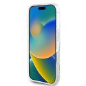 Kryt Guess IML 4G Background MagSafe pro iPhone 16 Plus - bílá