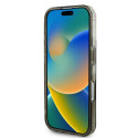 Kryt Guess IML 4G Background MagSafe iPhone 16 Plus - hnědý