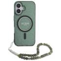 Kryt Guess IML Glitter With Pearl Strap MagSafe pro iPhone 16 Plus –