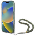 Kryt Guess IML Glitter With Pearl Strap MagSafe pro iPhone 16 Plus –