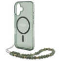 Kryt Guess IML Glitter With Pearl Strap MagSafe pro iPhone 16 Plus –
