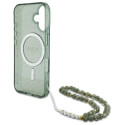 Kryt Guess IML Glitter With Pearl Strap MagSafe pro iPhone 16 Plus –