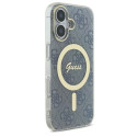 Kryt Guess IML 4G MagSafe iPhone 16 blue