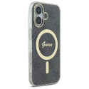 Kryt Guess IML 4G MagSafe pro iPhone 16 - černý