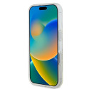 Kryt Guess IML Glitter Circle pro iPhone 16 - clear