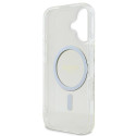 Kryt Guess IML Glitter Circle pro iPhone 16 - clear