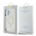 Kryt Guess IML Glitter Circle pro iPhone 16 - clear