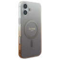 Kryt Guess IML Glitter Gradient pro iPhone 16 - brown