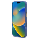 Kryt Guess 4G LOGO PLATE pro iPhone 16 - modrý