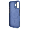 Kryt Guess 4G LOGO PLATE pro iPhone 16 - modrý