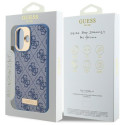 Kryt Guess 4G LOGO PLATE pro iPhone 16 - modrý