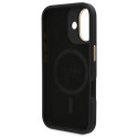 Kryt Guess 4G LOGO PLATE pro iPhone 16 - black