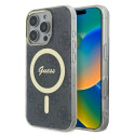 Kryt Guess IML 4G MagSafe pro iPhone 16 Pro Max černý