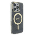 Kryt Guess IML 4G MagSafe pro iPhone 16 Pro Max černý