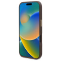 Kryt Guess 4G Logo Plate pro iPhone 16 Plus – hnědá
