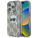 Kryt Karl Lagerfeld IML Karl Head pro iPhone 16 Pro - černý
