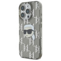 Kryt Karl Lagerfeld IML Karl Head pro iPhone 16 Pro - černý