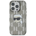 Kryt Karl Lagerfeld IML Karl Head pro iPhone 16 Pro - černý