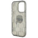 Kryt Karl Lagerfeld IML Karl Head pro iPhone 16 Pro - černý