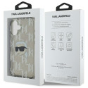 Kryt Karl Lagerfeld IML Karl Head pro iPhone 16 - černý