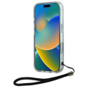 Kryt Karl Lagerfeld Zebra With Cord iPhone 16 – fialová