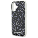 Kryt Karl Lagerfeld Zebra With Cord iPhone 16 – fialová