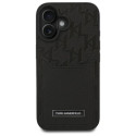 Kryt Karl Lagerfeld CARDSLOTS MONOGRAM iPhone 16 černý