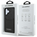 Kryt Karl Lagerfeld CARDSLOTS MONOGRAM iPhone 16 černý