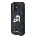 Kryt Karl Lagerfeld KARL & CHOUPETTE iPhone 16 – černý