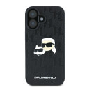 Kryt Karl Lagerfeld KARL & CHOUPETTE iPhone 16 – černý