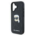 Kryt Karl Lagerfeld Monogram Karl Head pro iPhone 16 - černý