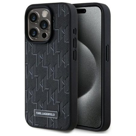 Kryt Karl Lagerfeld MagSafe iPhone 15 Pro černý