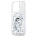 Kryt Karl Lagerfeld LIQUID GLITTER iPhone 15 Pro Max clear