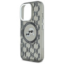 Kryt Karl Lagerfeld IML Monogram iPhone 16 Pro - black