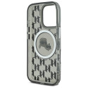 Kryt Karl Lagerfeld IML Monogram iPhone 16 Pro - black